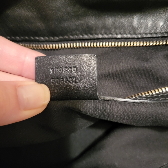 Gucci Authentic Black Leather Hobo Bag Large - Picture 8 of 9